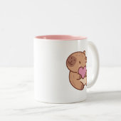 Capybara Tweekleurige Koffiemok (Voorkant rechts)