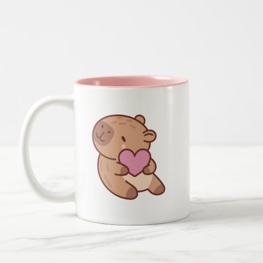 Capybara Tweekleurige Koffiemok (Links)