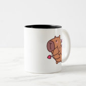 Capybara Tweekleurige Koffiemok (Voorkant rechts)