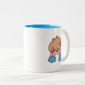 Capybara Tweekleurige Koffiemok (Voorkant rechts)