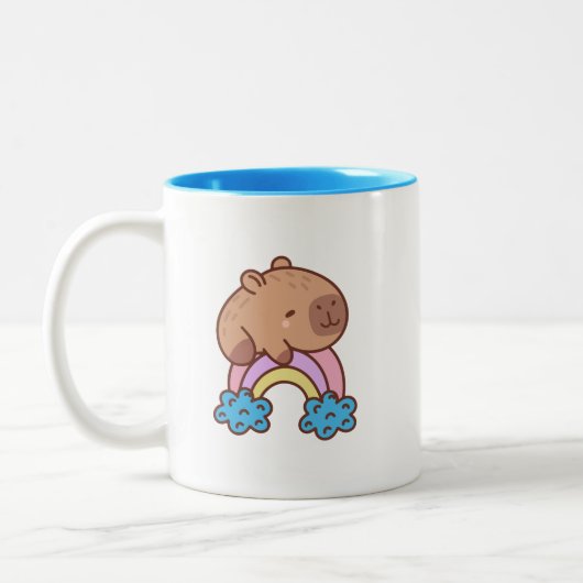 Capybara Tweekleurige Koffiemok (Links)