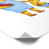 Capybara Vader en zoon 8 x 10 Afdrukken Poster (Hoek)