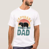 Capybara Vader - Vaderdag  T-shirt (Voorkant)