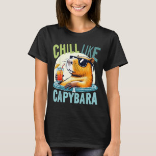 Capybara Vakanties - Grappig Citaat Cadeau Zen Mod T-shirt