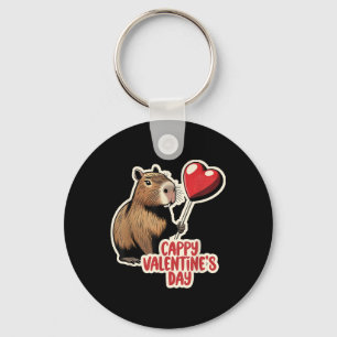 Capybara Valentijn, Cappy Valentijnsdag, Capybara Sleutelhanger