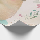 Capybara Verjaardag Bash Party Decor Wrapping Pape Cadeaupapier (Hoek)