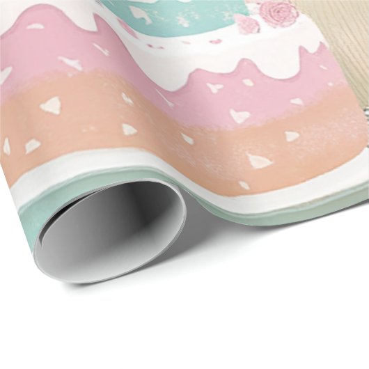Capybara Verjaardag Bash Party Decor Wrapping Pape Cadeaupapier (Rol Hoek)