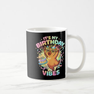 Capybara verjaardagsfeest Capy grappig voor mannen Koffiemok