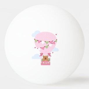 Capybara verjaardagsfeestje kids horloge pingpongbal