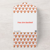 Capybara verjaardagsfeestje uitnodiging | schattig (Buitenkant)