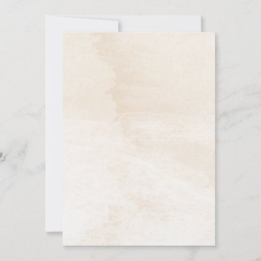 Capybara verjaardagsuitnodiging kaart (Achterkant)