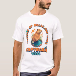 Capybara Vibes Meester van Ontspannen en Chill T-shirt