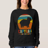 Capybara Vintage Funny Trui (Voorkant)