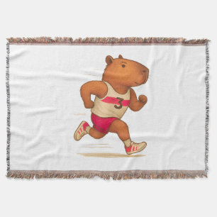 Capybara Voetbalsport Dier Capybara Athlet Deken