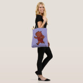 Capybara Voetbalsport Dier Capybara Athlet Tote Bag (Op model)