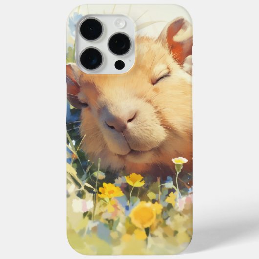 Capybara Vreedzame Slaap Case-Mate iPhone Case (Achterkant)