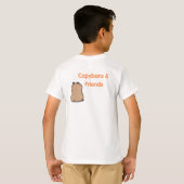 Capybara & Vrienden – Cute Vriendschapsdesign T-shirt (Achterkant volledig)