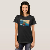 Capybara Wave  Animal  Capibara Surfing T-shirt (Voorkant volledig)