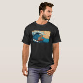 Capybara Wave Capibara Surfboard Surfer T-shirt (Voorkant volledig)