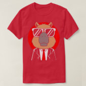 Capybara Wearing Tuxedo Funny Capybara T-shirt (Design voorkant)