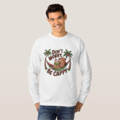 Capybara Wees blij T-shirt (Voorkant volledig)