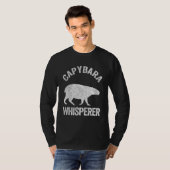 Capybara Whisperer Capybara Capybara Quote T-shirt (Voorkant volledig)