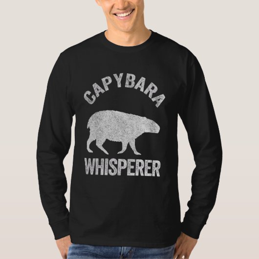 Capybara Whisperer Capybara Capybara Quote T-shirt (Voorkant)