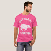 Capybara Whisperer Capybara Lover Funny Capybara Q T-shirt (Voorkant volledig)