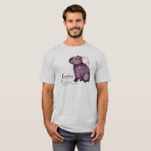 capybara - wine t-shirt (Voorkant volledig)