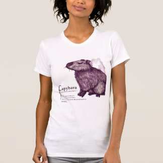 capybara - wine t-shirt