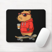 Capybara With Sungles Skater Capy Muismat (Met muis)