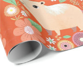 Capybara Wrapping Paper Cadeaupapier (Rol Hoek)