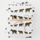 Capybara Wrapping Paper Sheets (In situ)