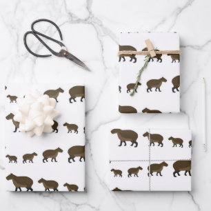 Capybara Wrapping Paper Sheets