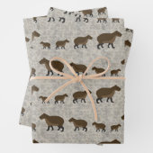 Capybara Wrapping Paper Sheets (In situ)