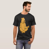 Capybara Yoga poses Workout Sport Meditation T-shirt (Voorkant volledig)