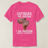 Capybara zijn dus Geweldige in mijn Capibara Funny T-shirt (Design voorkant)