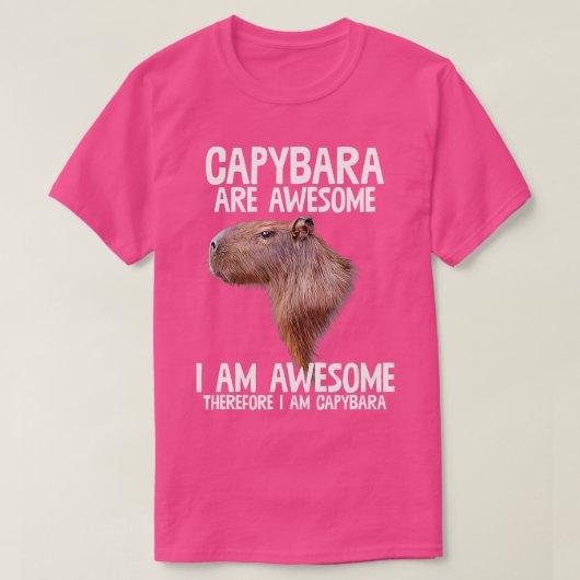 Capybara zijn dus Geweldige in mijn Capibara Funny T-shirt (Design voorkant)