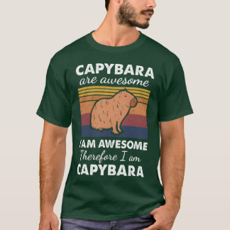 Capybara Zijn Geweldig Schattig En Lief Dier vrien T-shirt
