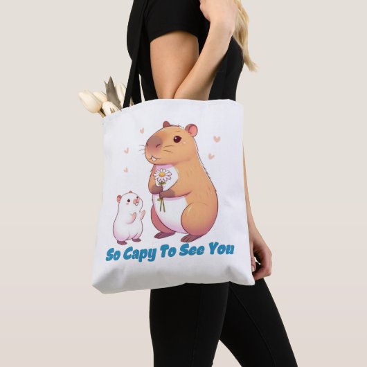 Capybara - Zo Capy om te zien Tote Bag (Dichtbij)