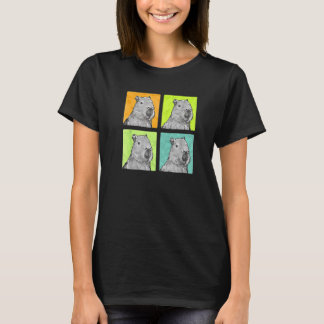 Capybara  Zuid-Amerika Rodent Grass Eater T-shirt