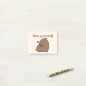 Capybarakoets Post-it® Notes (Op bureau)
