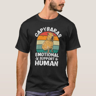 Capybaras emotionele ondersteuning voor het mensel t-shirt