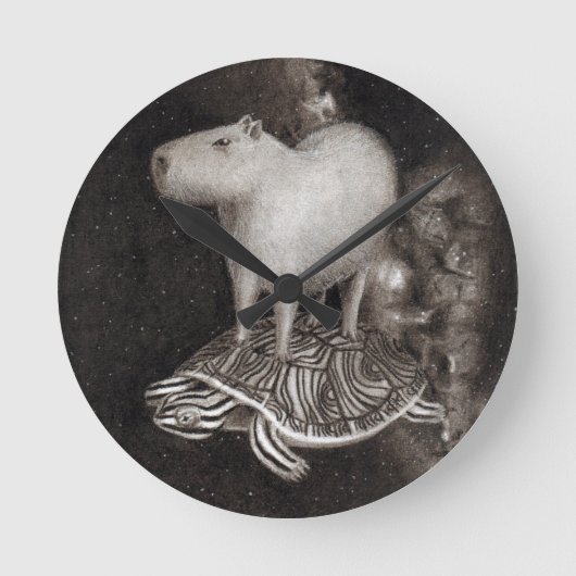 Capybara's en Terrapin die door de ruimtevaart vli Ronde Klok (Voorkant)