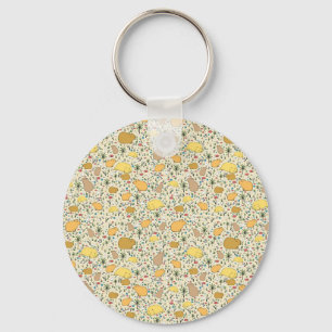 Capybaras in Geel Sleutelhanger