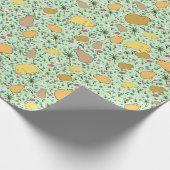 Capybaras in Groen Cadeaupapier (Hoek)