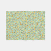 Capybaras in Groen Fleece Deken (Voorkant (Horizontaal))