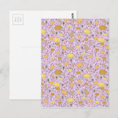 Capybaras in roze briefkaart (Voorkant / Achterkant)