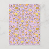 Capybaras in roze briefkaart (Voorkant)