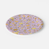 Capybaras in roze papieren bordje (Gekanteld)